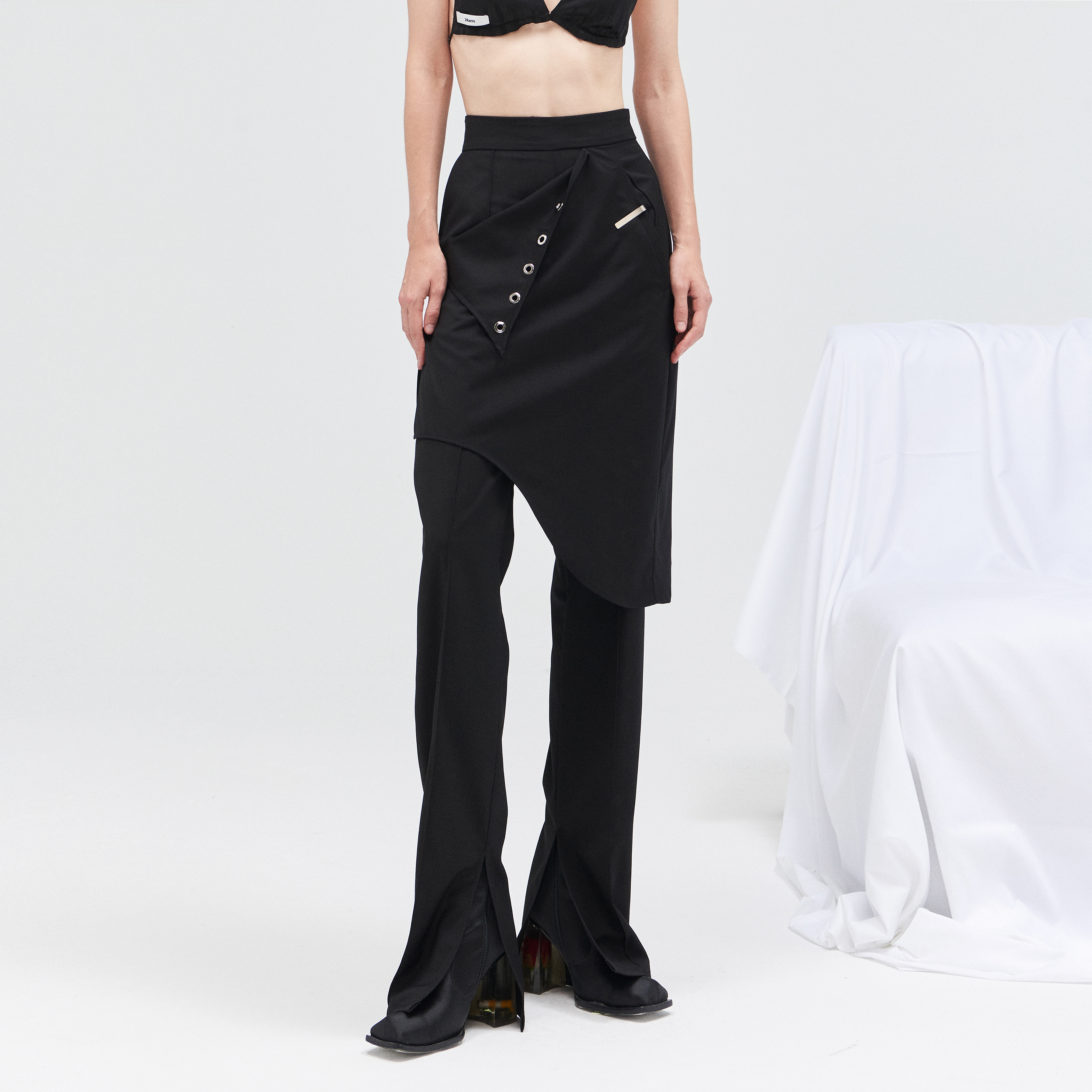 24ans Metal skirt trousers metal suit pants it's definitely worth it for you try.
