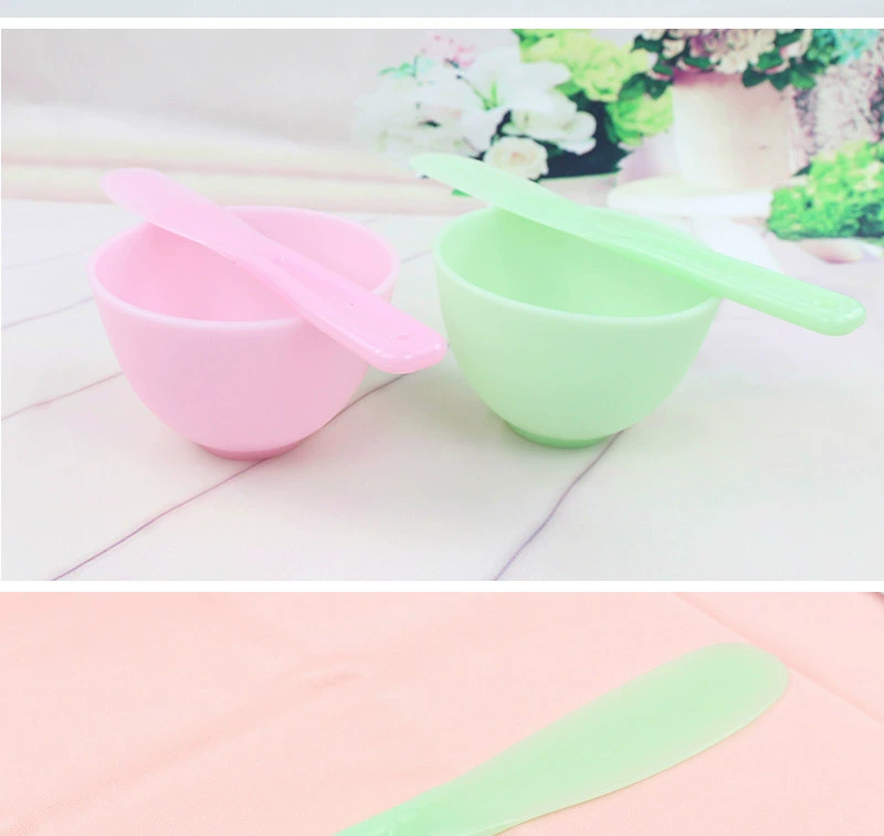 Hộ gia đình DIY Tự làm Mặt nạ Silicone 2 mảnh Công cụ làm đẹp Thẩm mỹ quy mô lớn Màng mặt nạ Bàn chải Stick Bộ dưỡng ẩm - Các công cụ làm đẹp khác