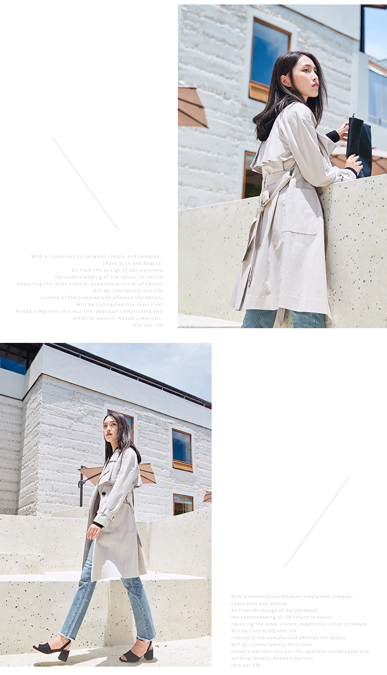 Trench pour femme en Coton - Ref 3226456 Image 28