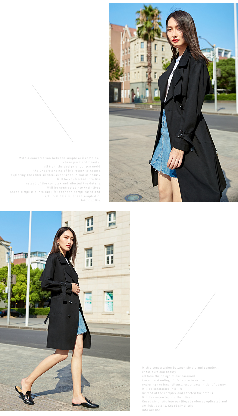 Trench pour femme en Coton - Ref 3226456 Image 25