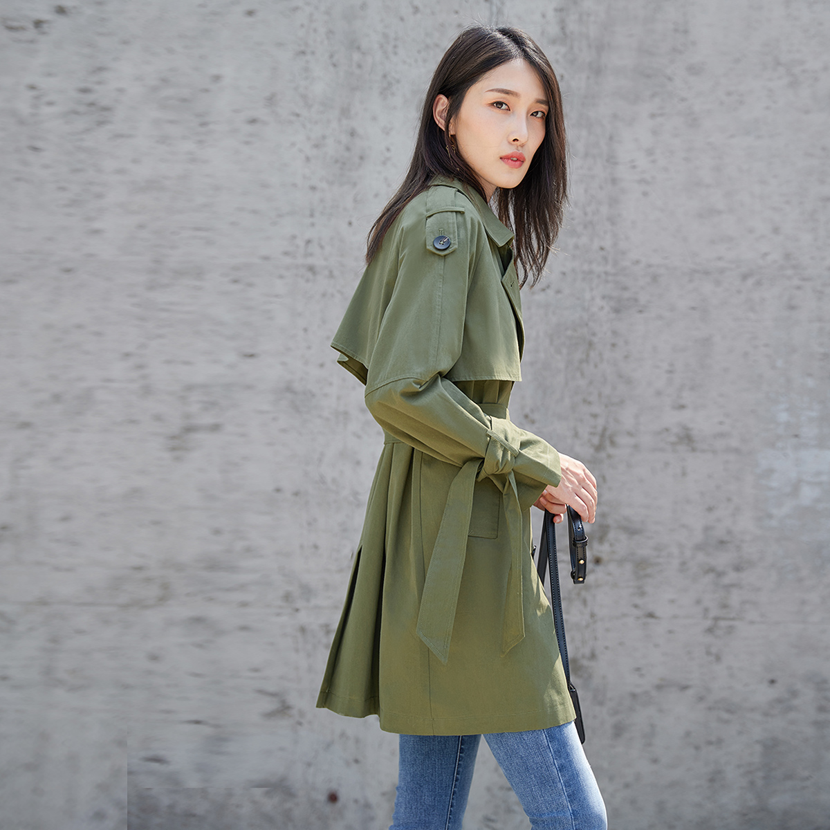 Trench pour femme en Coton - Ref 3226416 Image 3