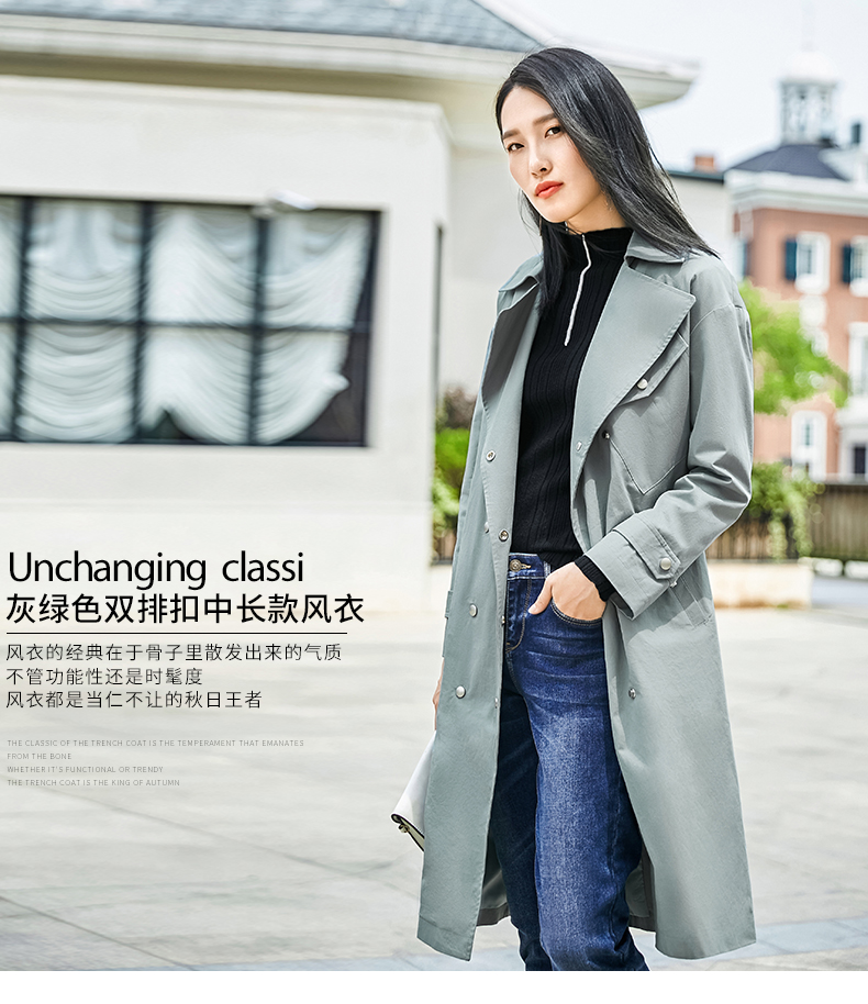 Trench pour femme en Coton - Ref 3226675 Image 7
