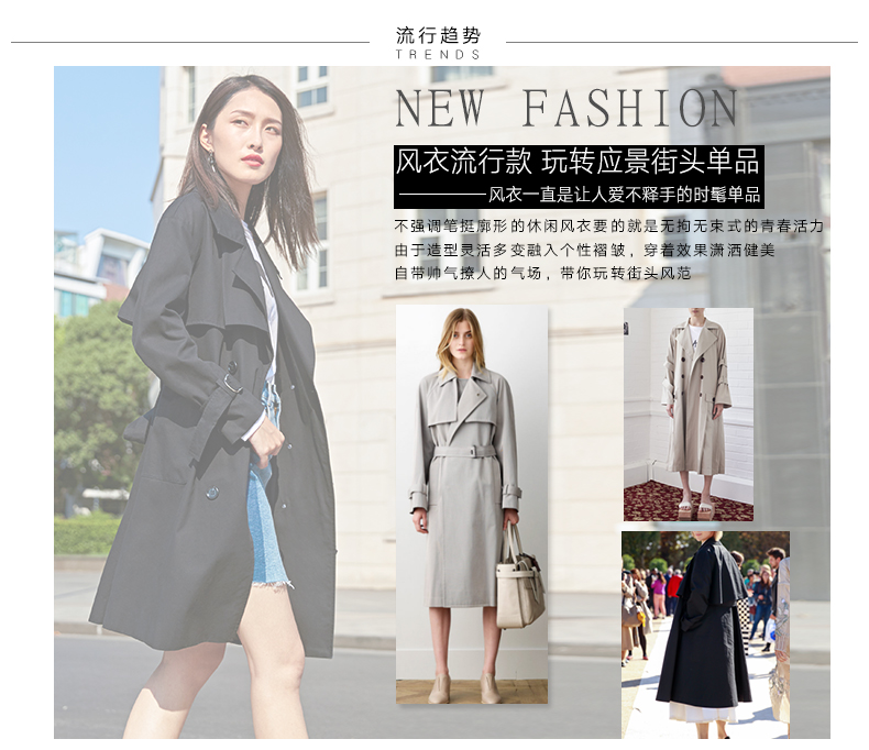 Trench pour femme en Coton - Ref 3226456 Image 15