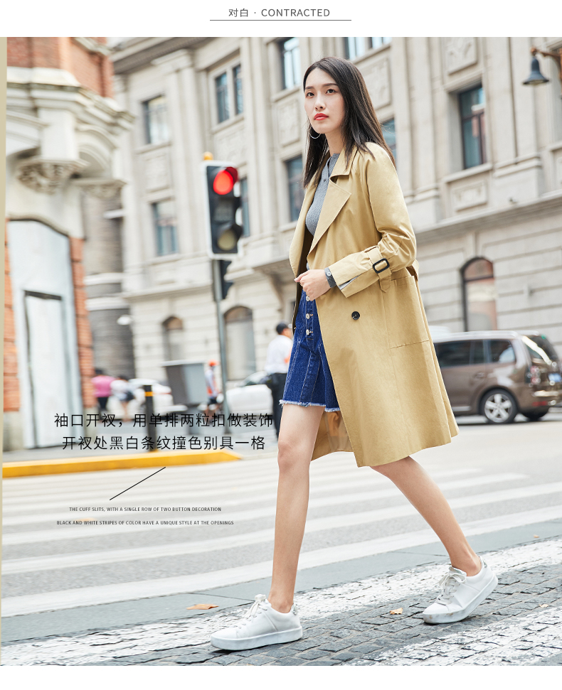 Trench pour femme en Coton - Ref 3226868 Image 8