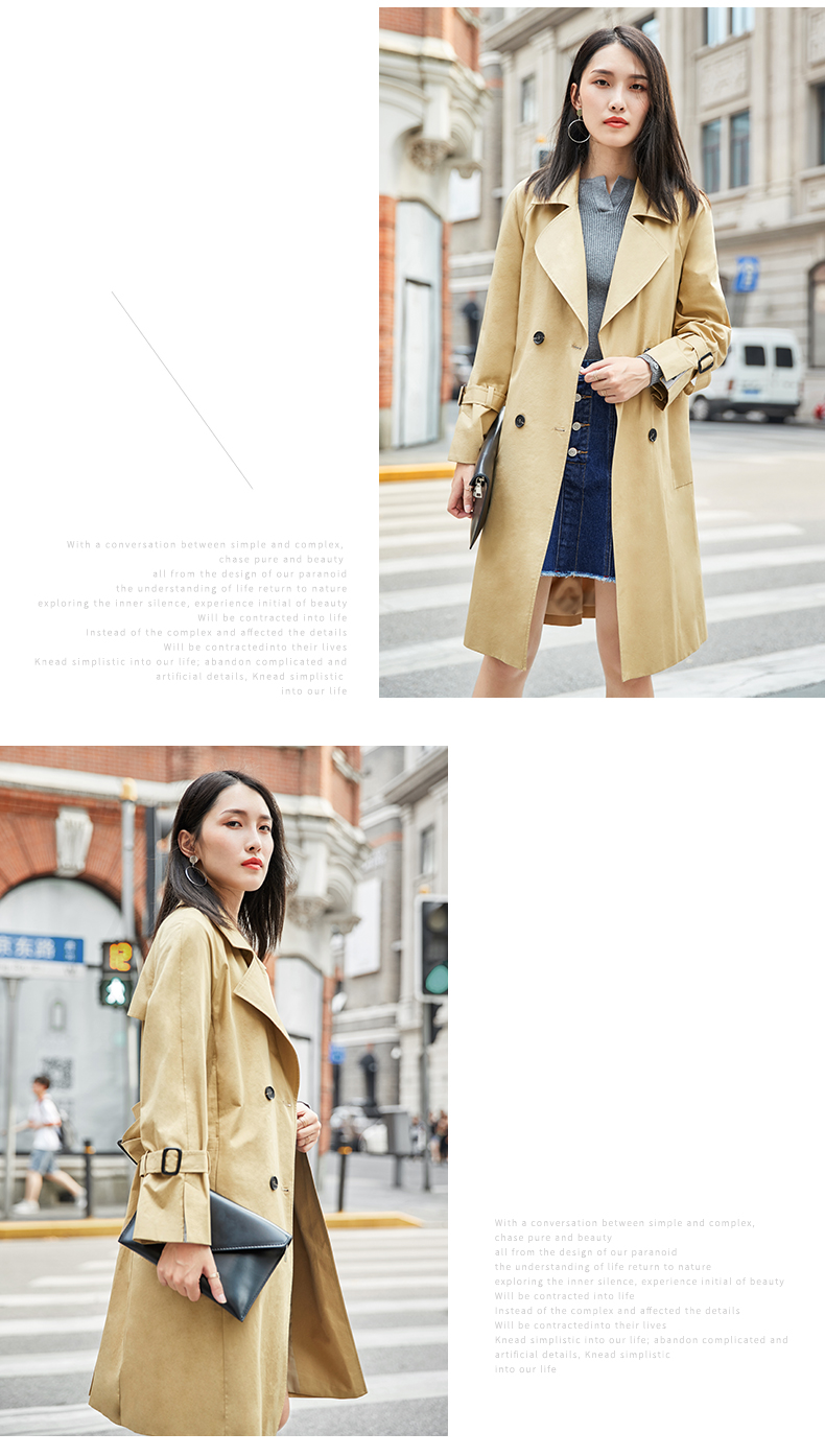 Trench pour femme en Coton - Ref 3226868 Image 24