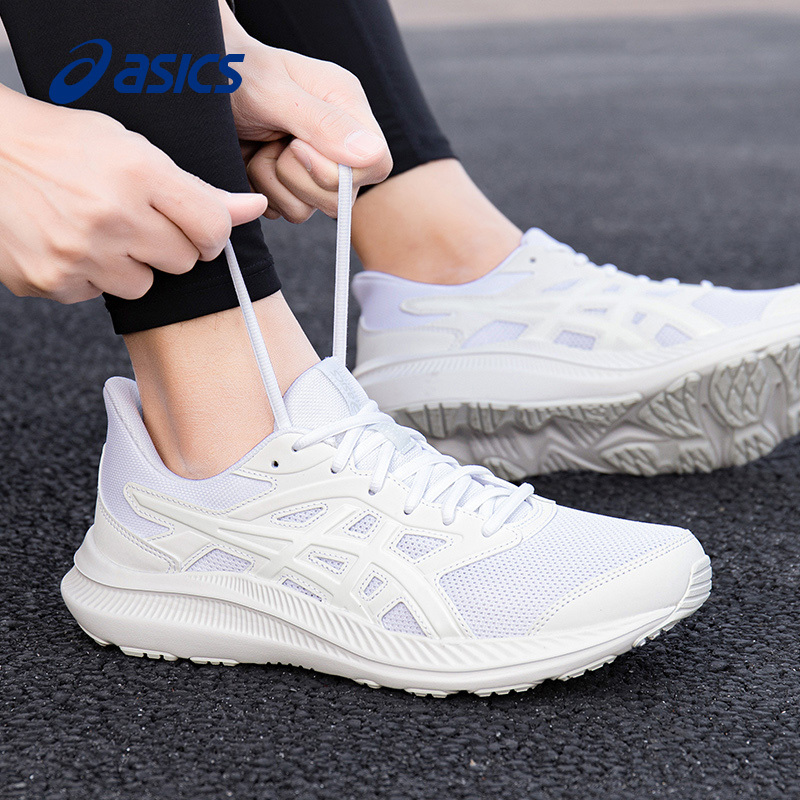 Asics Men's Running Shoes Jolt 4 Sports Shoes Cushioning Breathable Men's Shoes Official Flagship White Running Shoes