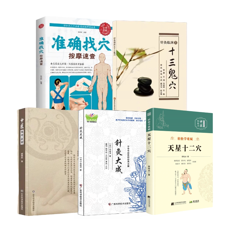 正版】天星十二穴正版原著針灸大成入門臨牀十三鬼穴+子午流注與靈龜八