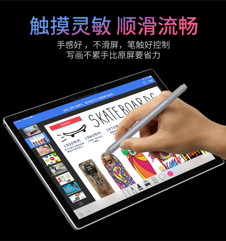 bề mặt GO mới của Microsoft pro6 / 5/4 Tablet PC dạng chữ viết tay pro5 mờ phim surfacepro6 sáu thế hệ chống chống cháy nổ độ nét cao bộ phim Blu-ray surfaceGo bảo vệ màn hình - Phụ kiện máy tính bảng máy tính bảng kèm bàn phím