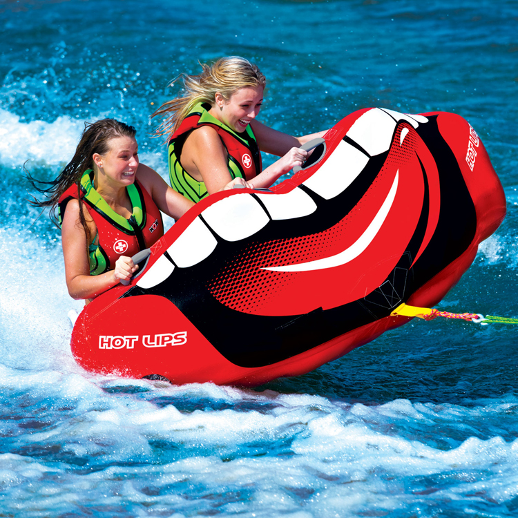 US imports WOW water inflatable drag laps Drag Boats Water Inflatable Sofa 2 people seats