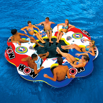 US imported WOW water inflatable drag Loop entertainment leisure water inflatable sofa splashing 10 seats
