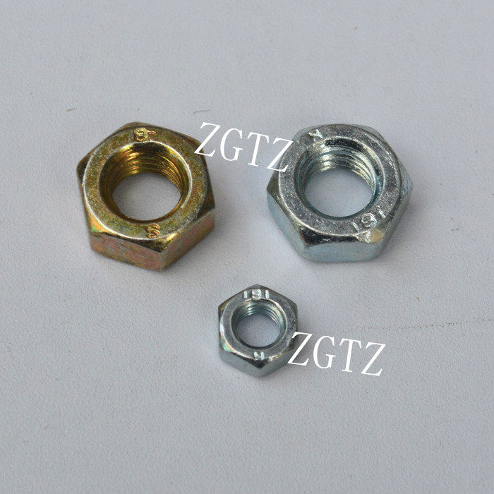 3mm4 hexagonal nut hexagon 5mm nut metric inch 4 grade galvanized black color GB617087