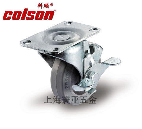 Wheels Corpoon Castors colson1 Series Super Artificial Glue Universal Wheels 3 Inch Universal Brakes O running Jiawei