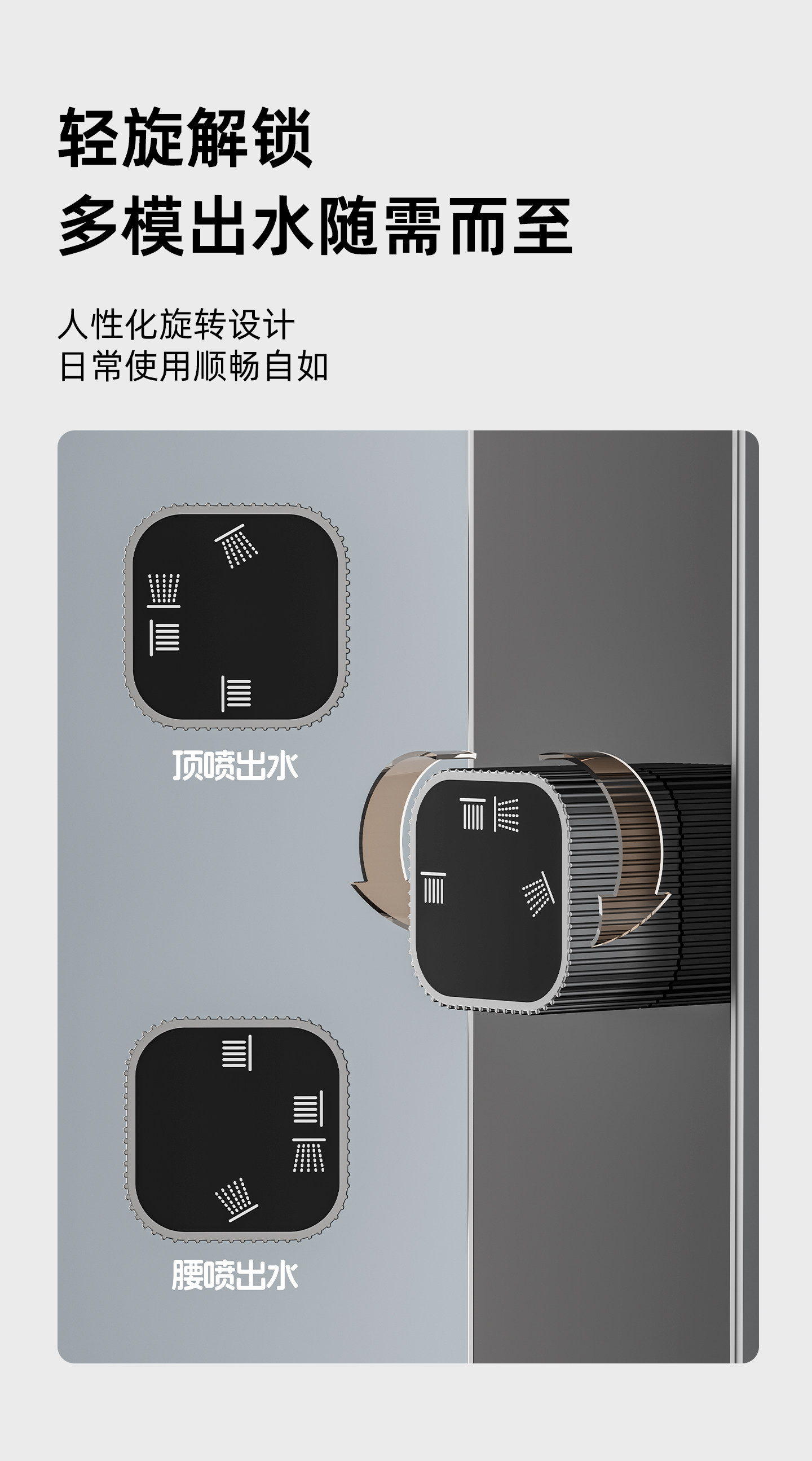 Термостатический набор 2025新款喷头升级腰喷恒温数显淋浴花洒套装家用淋雨浴室增压沐浴