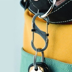  Nay love Niteize with lock 8 words button 2 # 4 # hanging buckle key button stainless steel material special price-Taobao