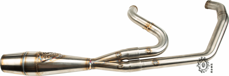 Beauty imports Harley M8 Soft tailors Clubstyle retrofit DS Style 2-1 Short Sawicki exhaust