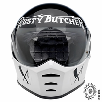 American Biltwell Rusty Butcher Rusty Butcher Joint DS style helmet Full helmet