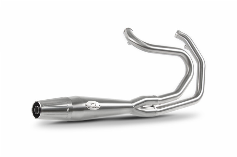 European imported Harley M8 soft tail modified red thunder exhaust RedThunder2-1Clubstyle style long pipe