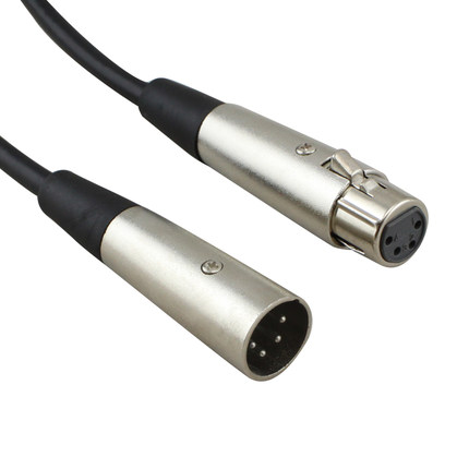 Beiqiao KQ7751 four-core Canon male to female microphone line speaker line balance line 4-core Canon audio