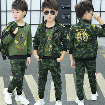 Childrens camouflage suit boy special forces military uniform 5 children 6 clothes 7 childrens clothing 8-year-old sports boy Spring Suit