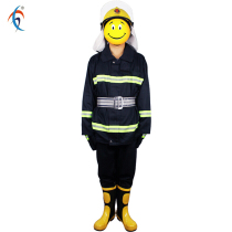 Hongxing 02 fire suit suit single-layer fire fighting suit thick cotton firefighter fire protection suit 5-piece set