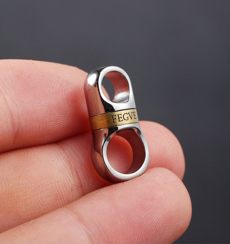 Брелок 钛合金汽车旋转万向节 胶囊钥匙扣 男女通用不锈钢钥匙圈锁匙扣