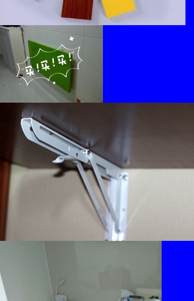 Bàn gấp tường bàn ăn treo tường treo bàn máy tính bàn bếp bàn ăn bàn ăn bàn ăn nhanh nhà hàng bàn tường - Bàn bàn để laptop