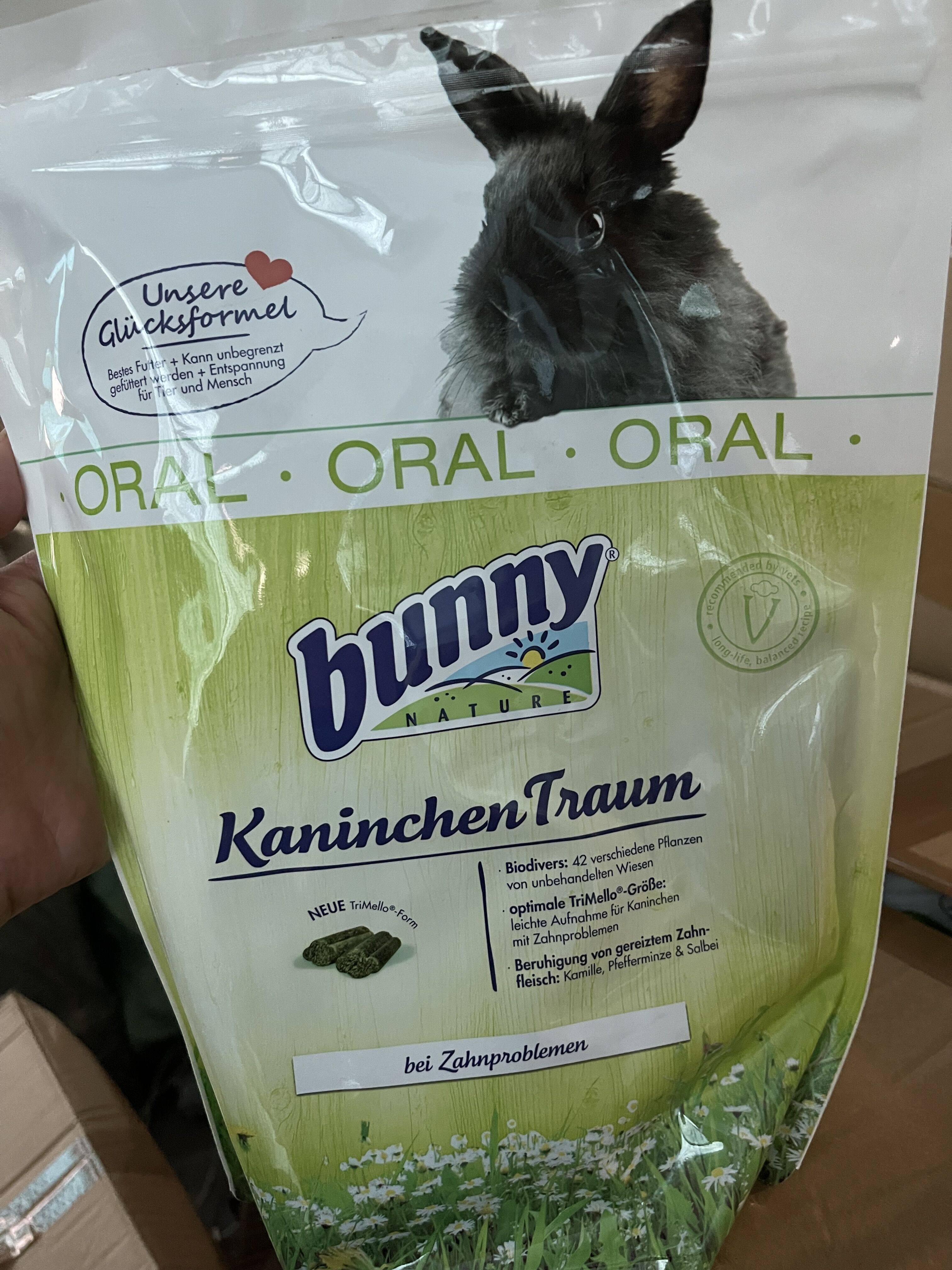 German Bunny Oral Version Rabbit Grain High Fiber No Sugar Natural Compression Oral Rabbit Grain Multispec German Rabbit Grain