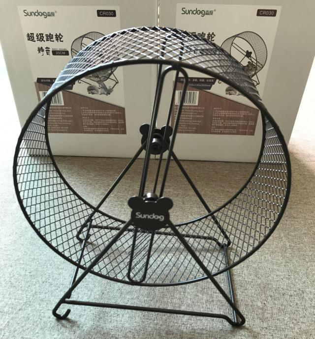 Metal 25 running wheel bear hamster hedgehog toy with bracket running wheel 25CM imitation high