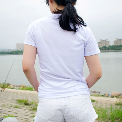 Быстросохнущая спортивная белая летняя легкая и тонкая дышащая дорожная футболка для скалозалания подходит для пеших прогулок, короткий рукав, свободный крой, 2020