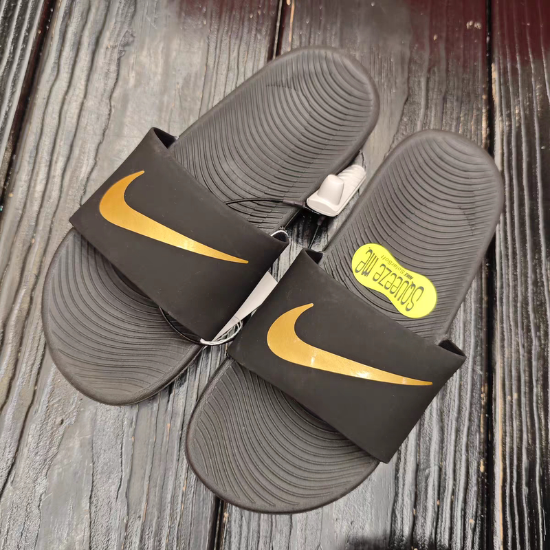 Nike Kawa Cushioned Slip-On Sports Sandals for Older Children 819352-003