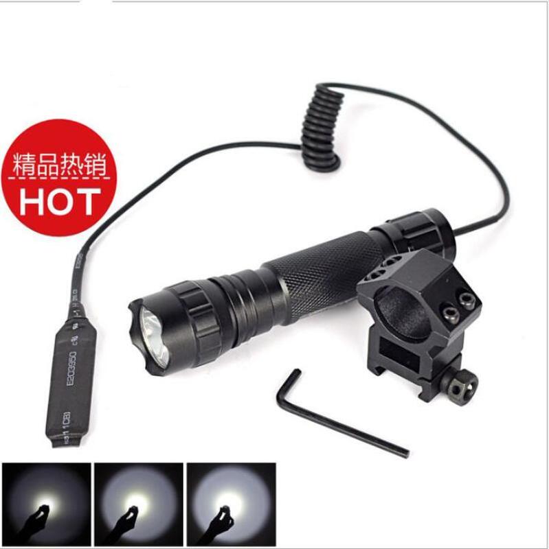 501B Tactical Flashlight Set T6 Led Flashlight 2000 Lumens with Mounting Clip and Pressure Switch 501B Tactical Flashlight Set T6 Led Flashlight 2000 Lumens with Mounting Clip and Pressure Switch