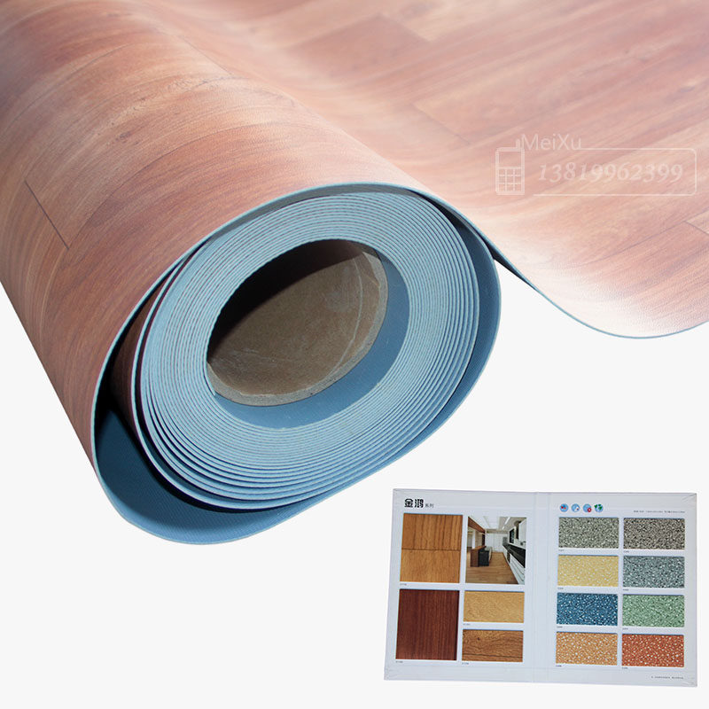 PVC Plastic Floor Abrasion Resistant Ground Board Leather Waterproof Flame Retardant Office Office School Kindergarten Floor Sticker 1 6mm