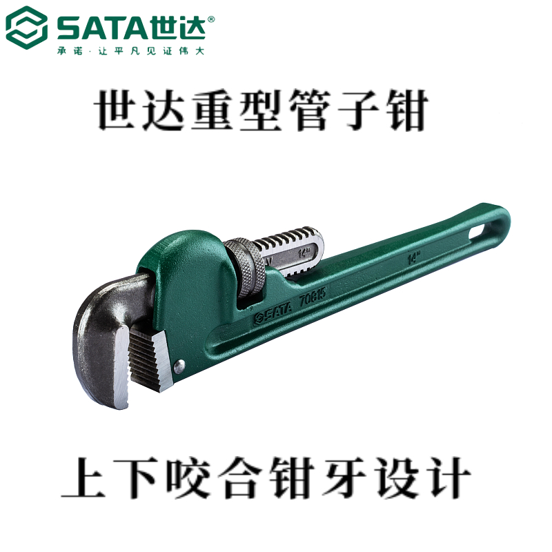 Shida pipe pliers multi-functional knurled opening water pipe pliers universal quick wrench 70812-19 maintenance tools