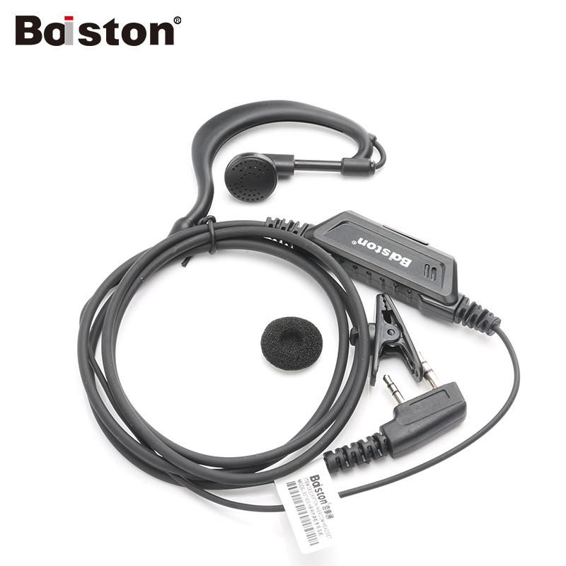 baiston walkie-talkie headset walkie-talkie headset walkie-talkie phone headset line universal small headset headset