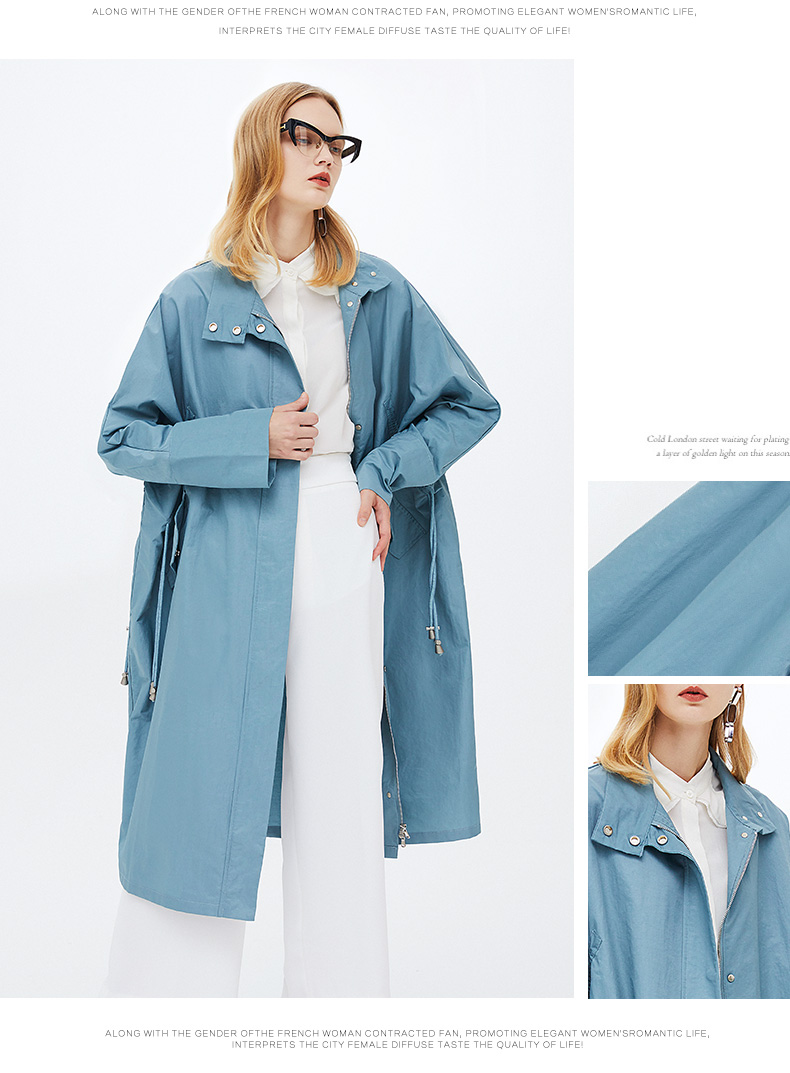 Trench pour femme TDEB en Coton en Nylon - Ref 3225979 Image 18