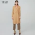 TDEB2020 mùa xuân mới của phụ nữ áo khoác cashmere hai mặt dày giữa thời trang áo khoác len phổ biến - Trung bình và dài Coat Trung bình và dài Coat