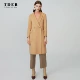 TDEB2020 mùa xuân mới của phụ nữ áo khoác cashmere hai mặt dày giữa thời trang áo khoác len phổ biến - Trung bình và dài Coat