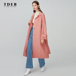 2024 Spring New Wool Coat Double-sided Women's Mid-Length High-End Alpaca Albaka Wool Coat