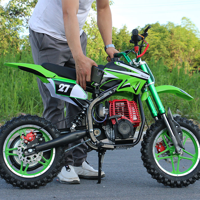 49CC children's small mini motorcycle off-road vehicle small Gaosai mountain bike electric vehicle gasoline version medium-sized adult