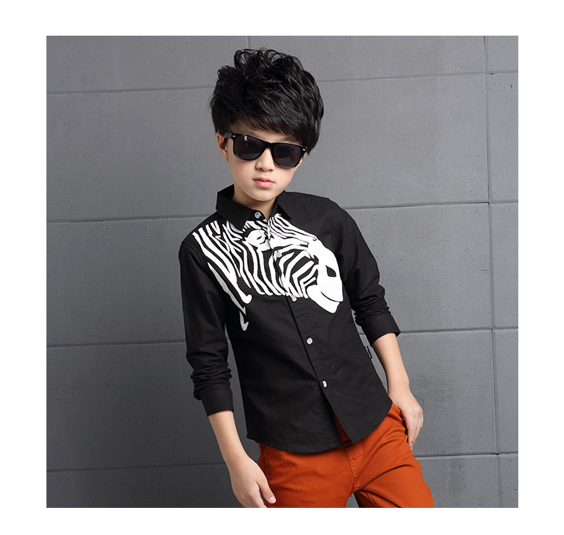 Chemise garcon à manche longue - Ref 2073853 Image 40