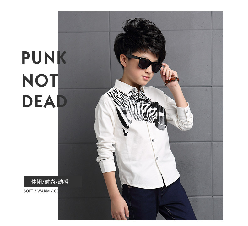 Chemise garcon à manche longue - Ref 2073853 Image 38