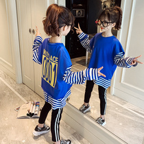 Girls  autumn suit 2020 new Korean version of fashionable childrens net red sports three-piece little girl autumn clothes