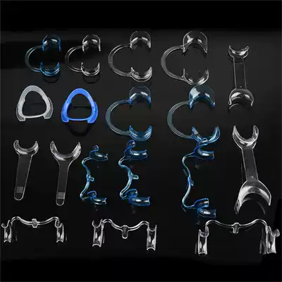 Dental opener disposable C- M-shaped orthodontic opener oral retractor mouth opener with mirror opening