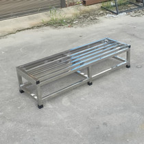 Customized stainless steel single-layer support frame kitchen balcony Shelf shelf floor multi-layer load-bearing 1000kg