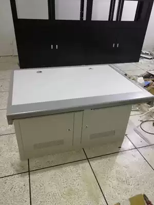 Double new operation monitoring station force pole studio table TV Wall