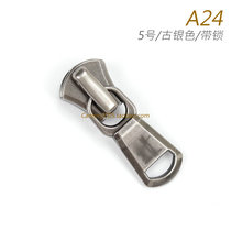 Japan EX Series 5 metal pull head automatic lock DA2DDH2 ancient silver color A24