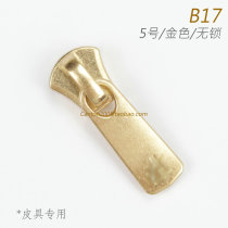 For leather goods Japan EX series No. 5 metal slider zipper DF2E gold B17