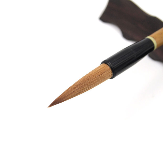 Shanghai Zhou Huichen's Calligraphy Brush, Yang Zhenhua's Leopard and Wolf Hair Brush, Authentic High-End Calligraphy Brush for Cursive Script, Professional Grade