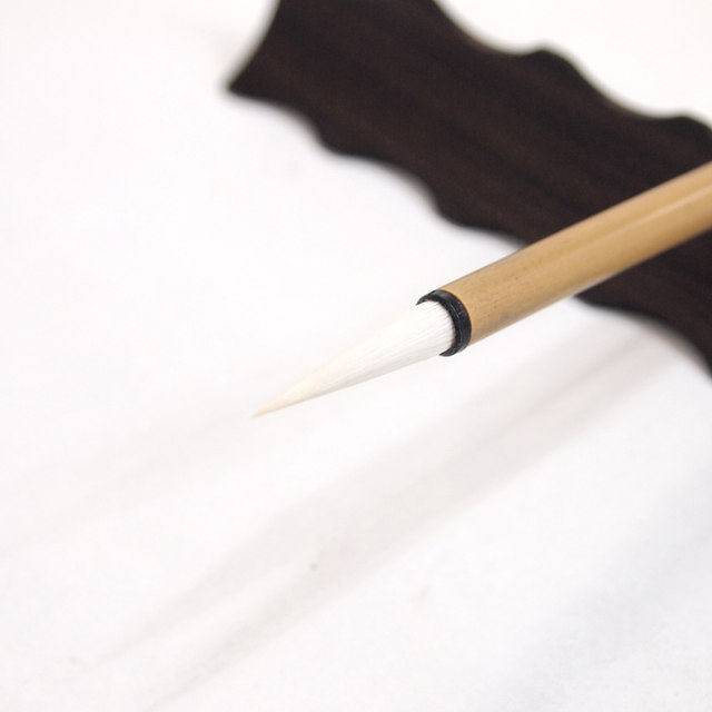 Authentic Zhou Huchen Calligraphy Brush, Short and Long Bristle, Goat Hair, for Cursive Script, Seal Script, Calligraphy, Slim Gold Script, Medium and Small Script, Scripture Copying Brush