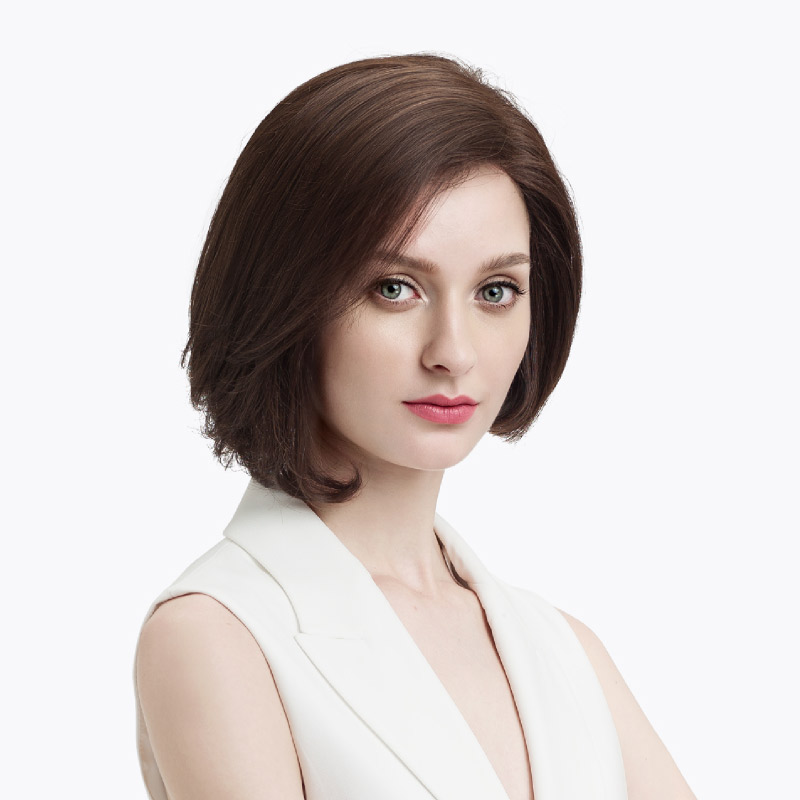 Rebecca Wig Women Sassoon Hairstyle Bobo Head Short Straight Hair